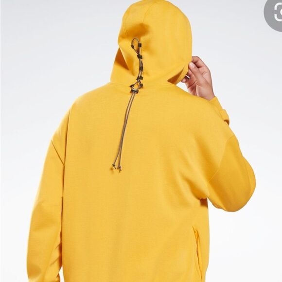 REEBOK Men's Training MYT OTH Semi Solar Gold Hoodie Sweatshirt NEW - Picture 3 of 6